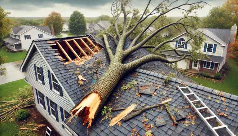 fallen tree damage